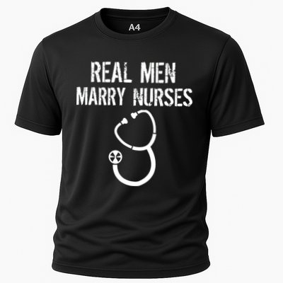 Funny Real Men Marry Nurses Medical Performance Shirt