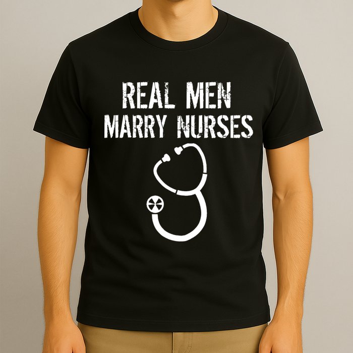 Funny Real Men Marry Nurses Medical T-Shirt