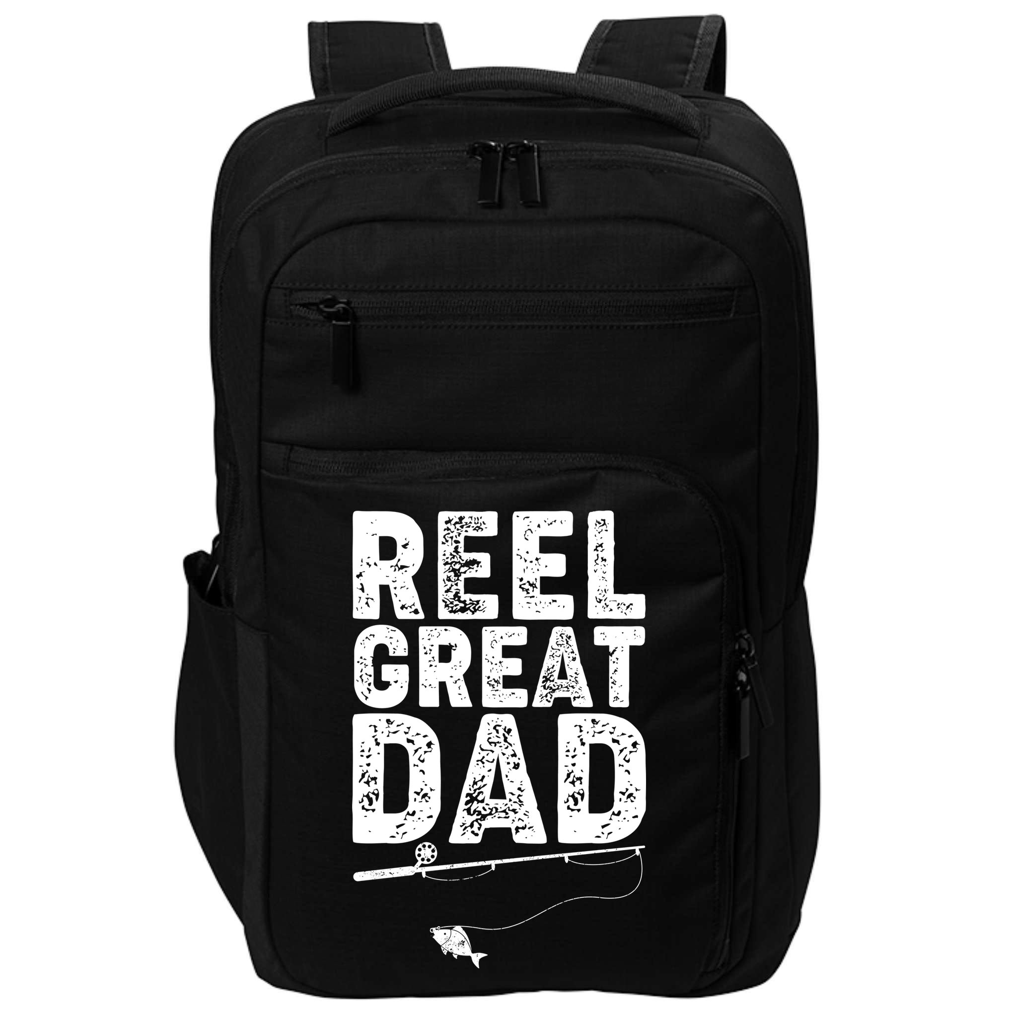 Funny Reel Great Dad Fishing Impact Tech Backpack