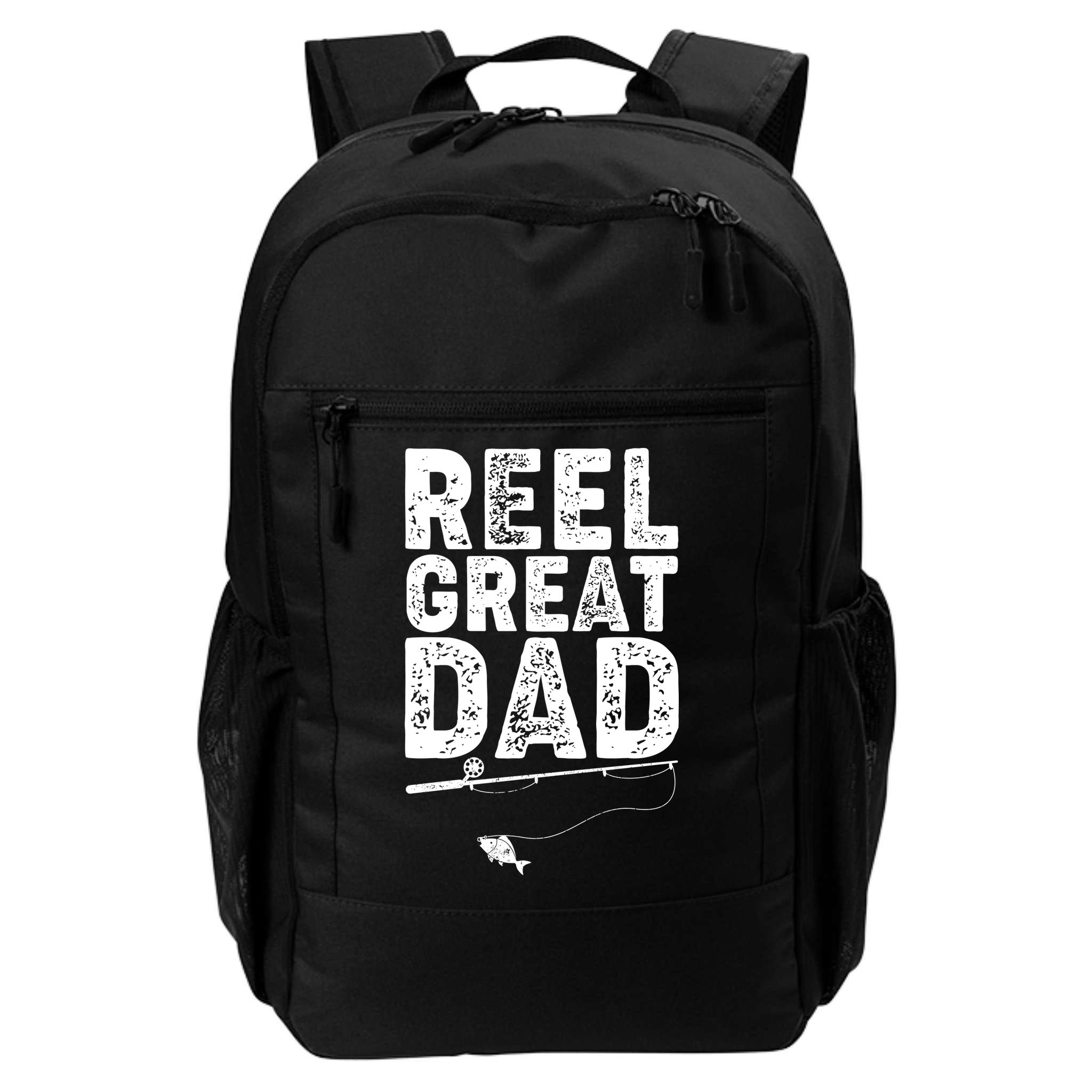 Funny Reel Great Dad Fishing Backpack