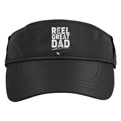 Funny Reel Great Dad Fishing Adult Drive Performance Visor