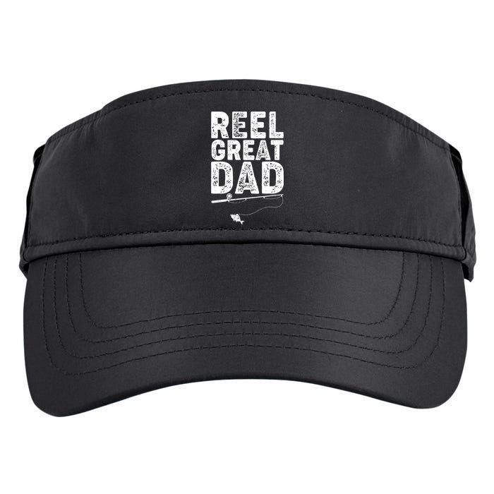 Funny Reel Great Dad Fishing Adult Drive Performance Visor