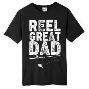 Funny Reel Great Dad Fishing Tall Fusion ChromaSoft Performance T-Shirt