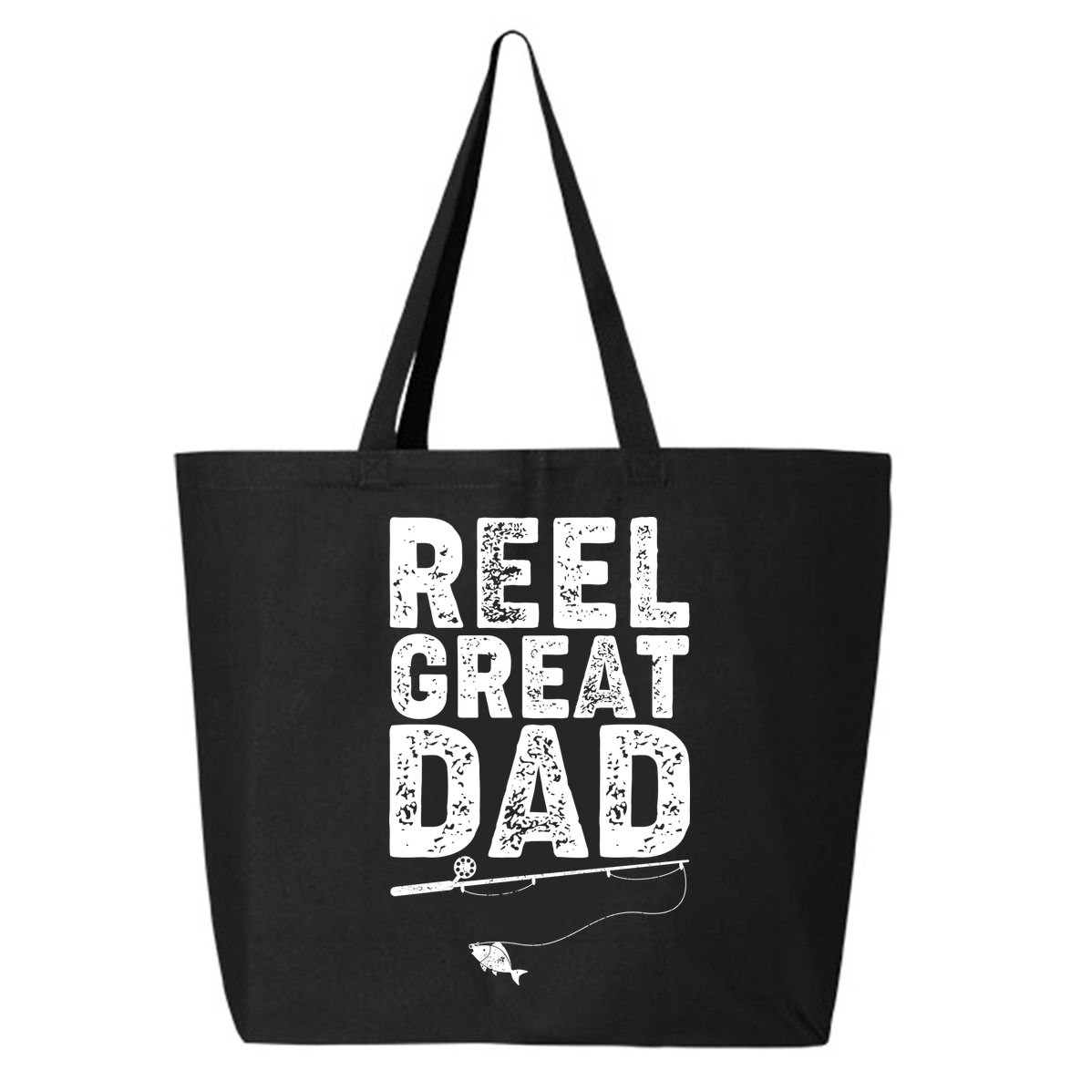 Funny Reel Great Dad Fishing 25L Jumbo Tote
