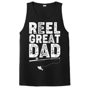 Funny Reel Great Dad Fishing PosiCharge Competitor Tank