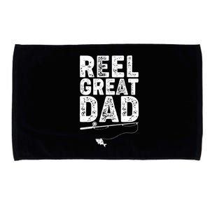 Funny Reel Great Dad Fishing Microfiber Hand Towel