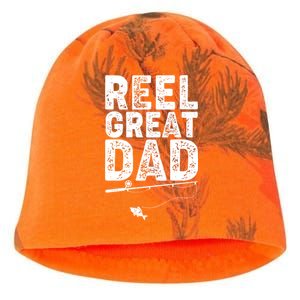 Funny Reel Great Dad Fishing Kati - Camo Knit Beanie