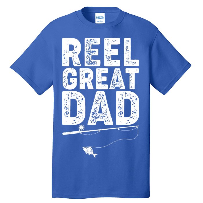 Funny Reel Great Dad Fishing Tall T-Shirt