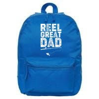 Funny Reel Great Dad Fishing 16 in Basic Backpack