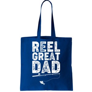 Funny Reel Great Dad Fishing Tote Bag