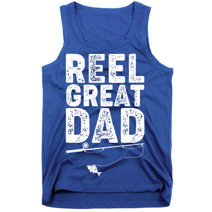 Funny Reel Great Dad Fishing Tank Top