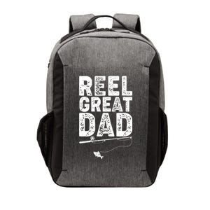 Funny Reel Great Dad Fishing Vector Backpack