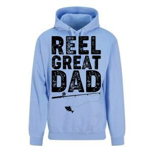 Funny Reel Great Dad Fishing Unisex Surf Hoodie