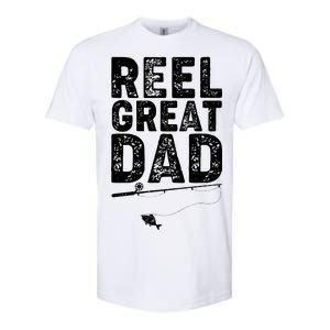 Funny Reel Great Dad Fishing Softstyle CVC T-Shirt