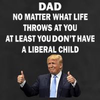 Funny Republican Dad Anti Liberal Child Adult Drive Performance Visor