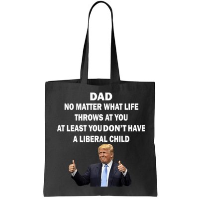 Funny Republican Dad Anti Liberal Child Bag