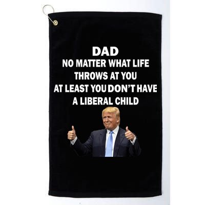 Funny Republican Dad Anti Liberal Child Golf Towel