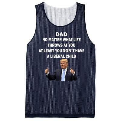 Funny Republican Dad Anti Liberal Child Mesh Reversible Basketball Jersey Tank