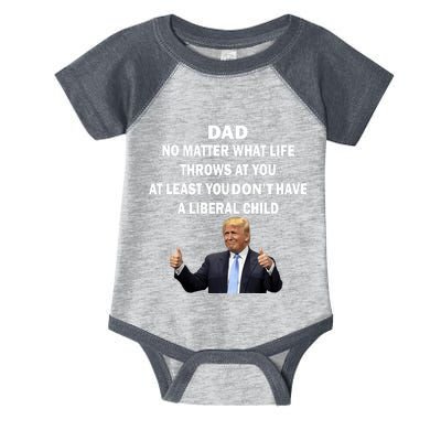 Funny Republican Dad Anti Liberal Child Infant Baby Jersey Bodysuit