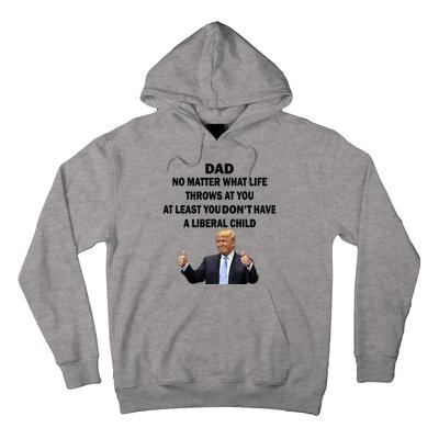 Funny Republican Dad Anti Liberal Child Hoodie