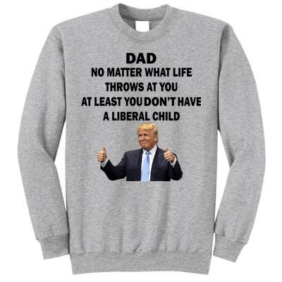 Funny Republican Dad Anti Liberal Child Sweatshirt