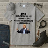 Funny Republican Dad Anti Liberal Child Tall T-Shirt