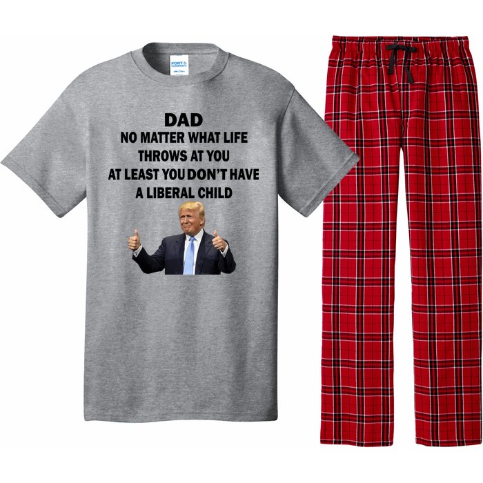 Funny Republican Dad Anti Liberal Child Pajama Set