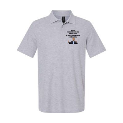 Funny Republican Dad Anti Liberal Child Polo