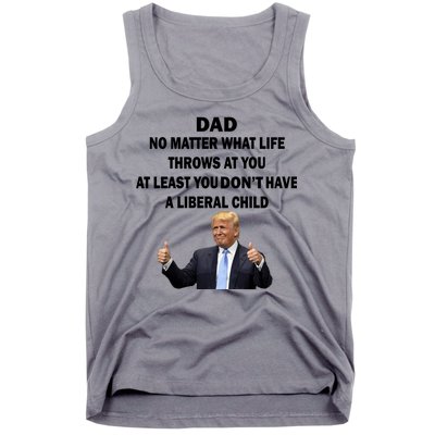 Funny Republican Dad Anti Liberal Child Tank Top