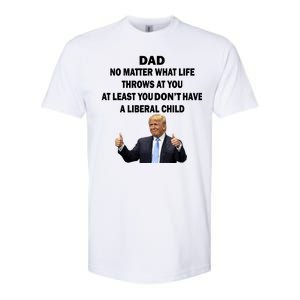 Funny Republican Dad Anti Liberal Child Softstyle CVC T-Shirt