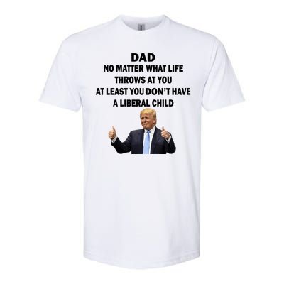 Funny Republican Dad Anti Liberal Child Softstyle CVC T-Shirt