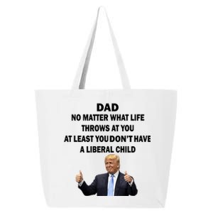 Funny Republican Dad Anti Liberal Child 25L Jumbo Tote