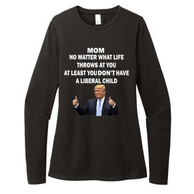 Funny Republican Mom Anti Liberal Child Womens CVC Long Sleeve Shirt