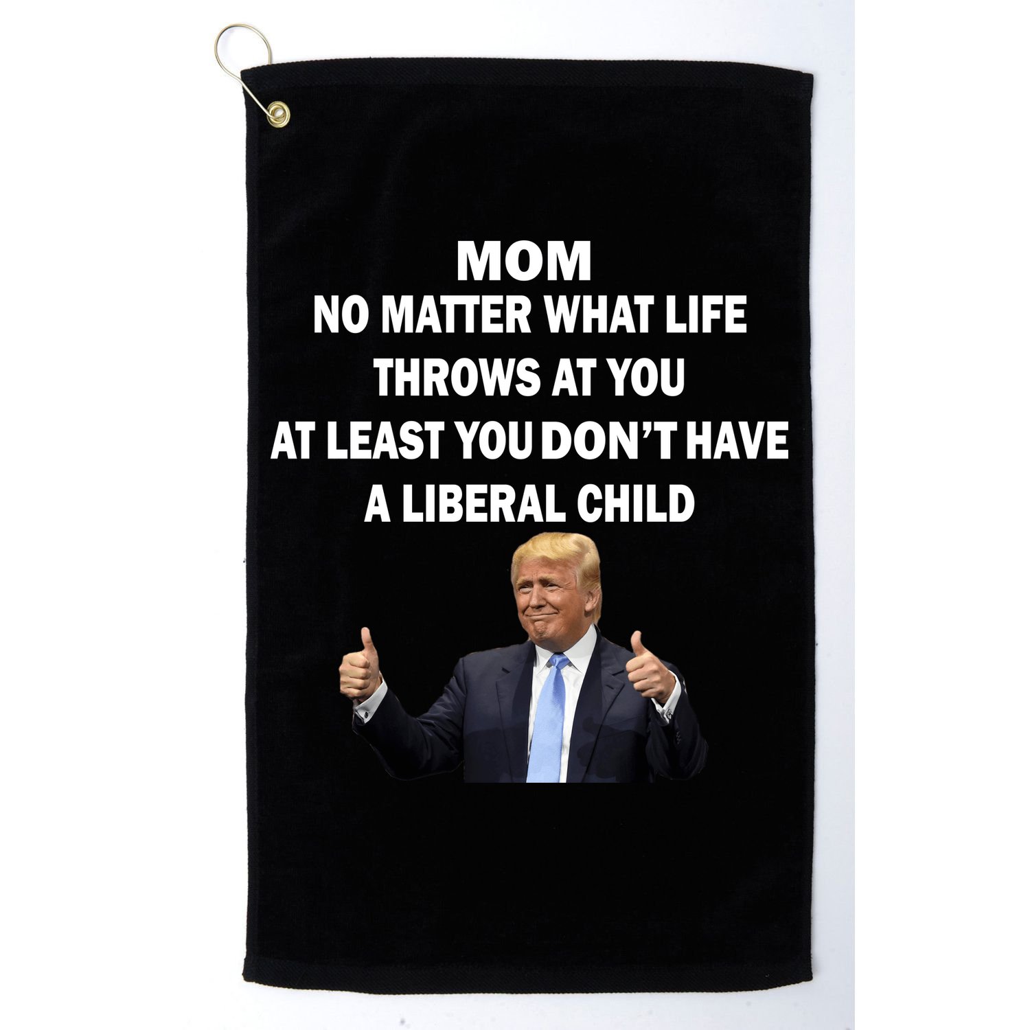 Funny Republican Mom Anti Liberal Child Golf Towel