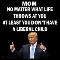 Funny Republican Mom Anti Liberal Child Womens T-Shirt