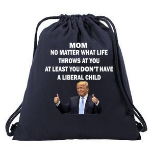 Funny Republican Mom Anti Liberal Child Drawstring Bag