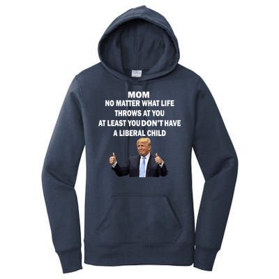 Funny Republican Mom Anti Liberal Child Women's Pullover Hoodie