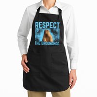 Funny Respect The Groundhog Apron