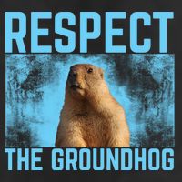 Funny Respect The Groundhog Golf Towel