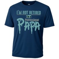 Funny Retired Professional Papa Cooling Performance Crew T-Shirt