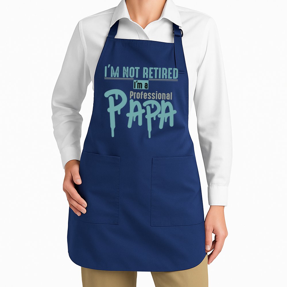 Funny Retired Professional Papa Apron