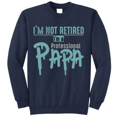 Funny Retired Professional Papa Sweatshirt