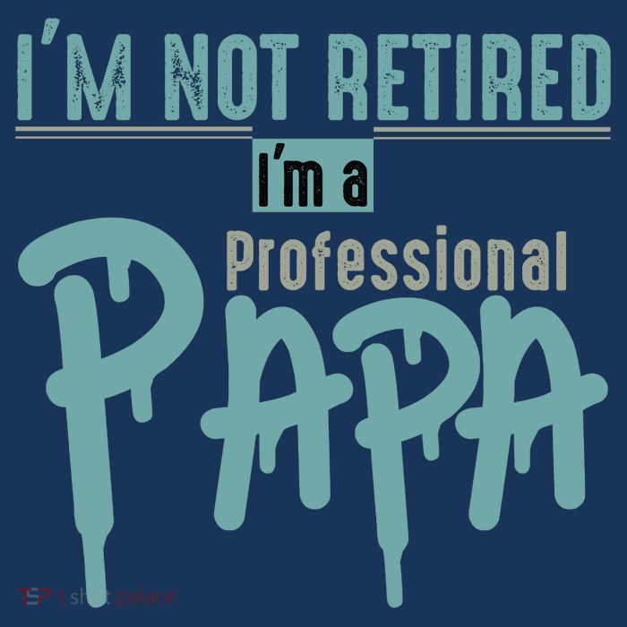 Funny Retired Professional Papa Button
