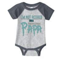 Funny Retired Professional Papa Infant Baby Jersey Bodysuit