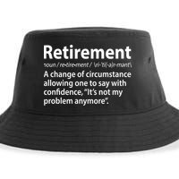 Funny Retirement Definition  Sustainable Bucket Hat