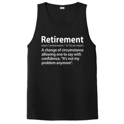 Funny Retirement Definition  PosiCharge Competitor Tank