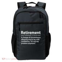 Funny Retirement Definition  Backpack