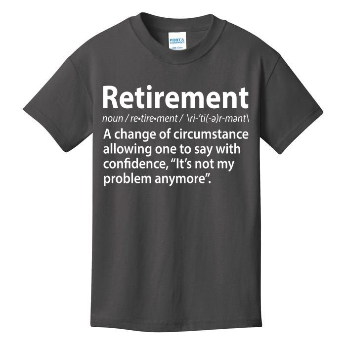 Funny Retirement Definition  Kids T-Shirt