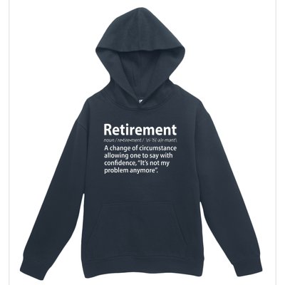 Funny Retirement Definition  Urban Pullover Hoodie