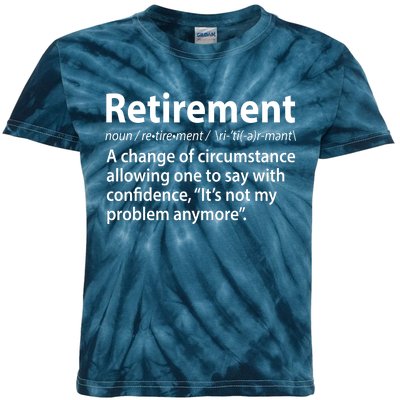 Funny Retirement Definition  Kids Tie-Dye T-Shirt